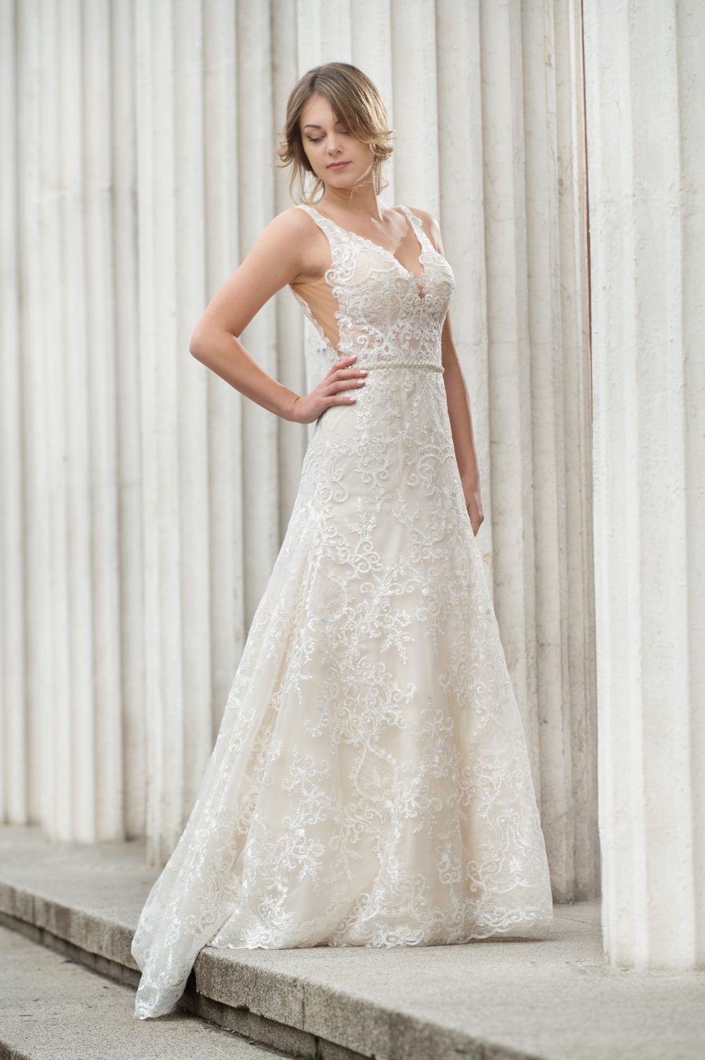 Bridesire Abiti Da Sposa Pizzo Sirena Mezza Sirena Abito Sposa A